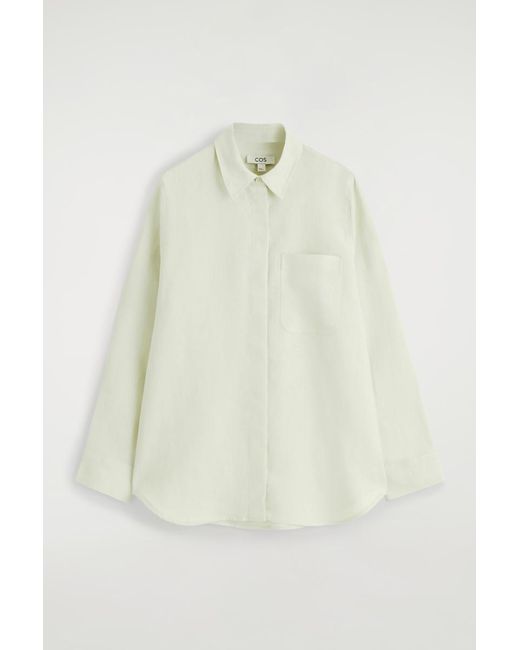 Camicia Oversize di COS in Natural