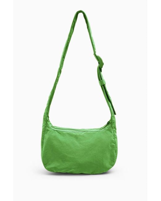 COS Green Crossbody Saddle Bag - Nylon for men