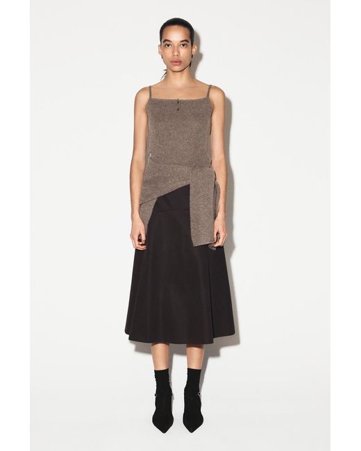 COS Brown Cashmere Tank Top
