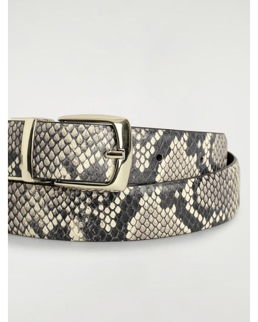 COS Brown Reversible Leather Belt
