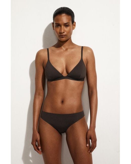 COS Black Triangle Bikini Top