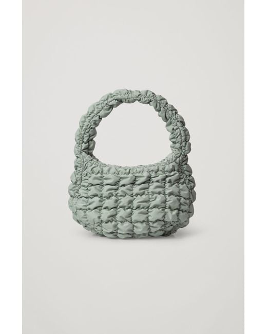 COS Green Quilted Mini Bag