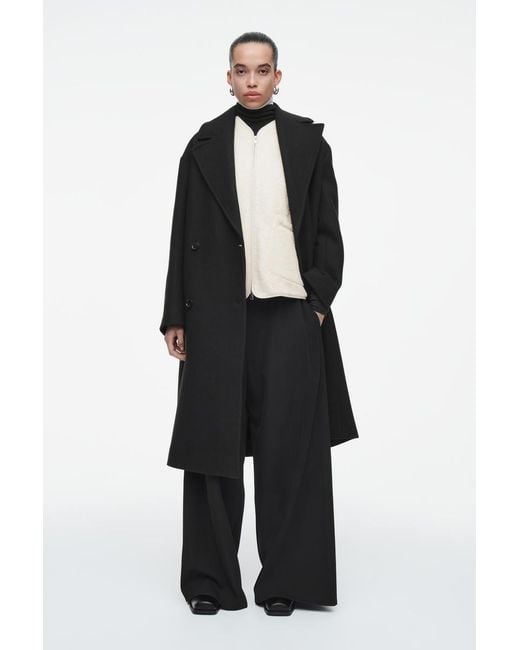 COS Natural Oversized Faux Shearling Gilet