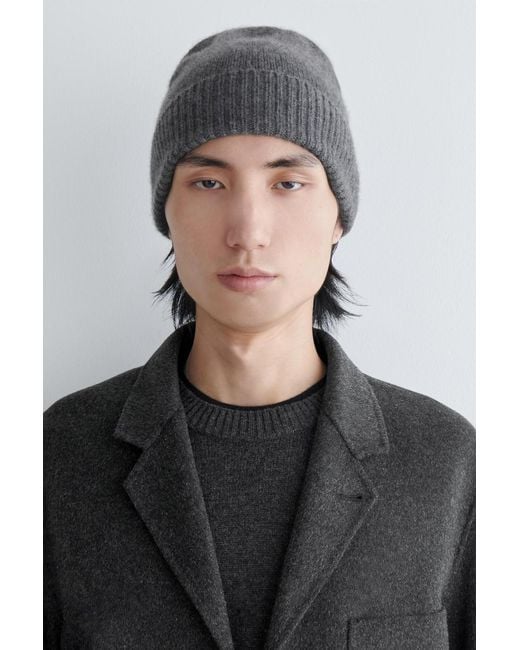 COS Gray Cashmere Beanie