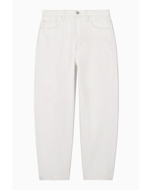 COS White Arch Jeans - Schmal Zulaufend