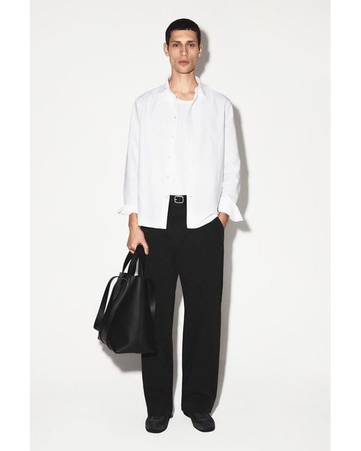 COS White Cotton Oxford Shirt for men
