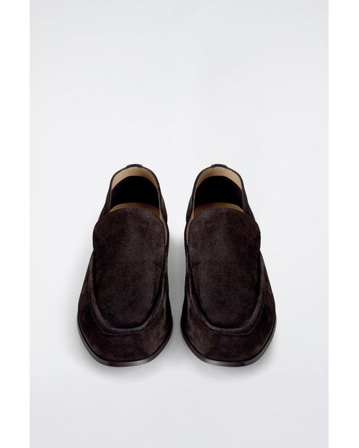 COS White Split Suede Loafers for men