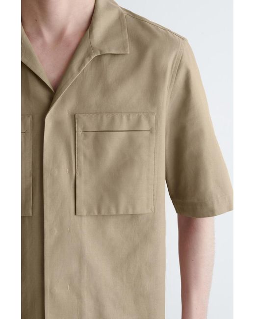 Camicia Utility di COS in Natural da Uomo