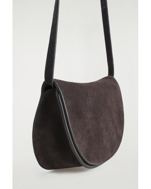 COS White Curved Crossbody Bag