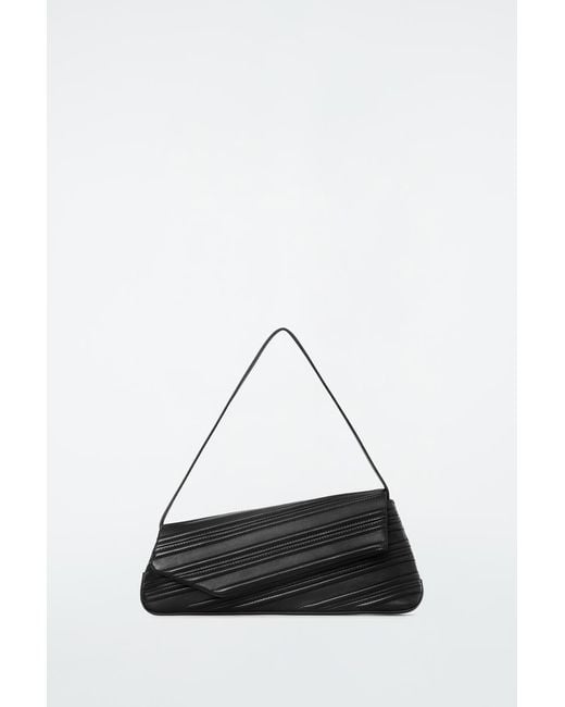 COS White Pointe Shoulder Bag - Leather