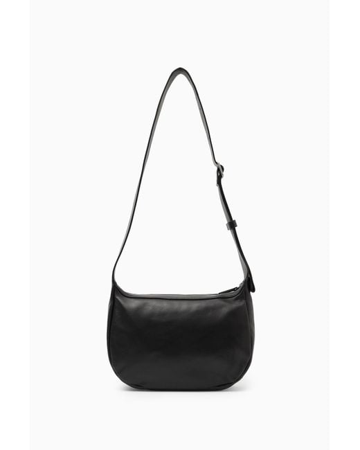 COS Black Crossbody Saddle Bag - Leather for men