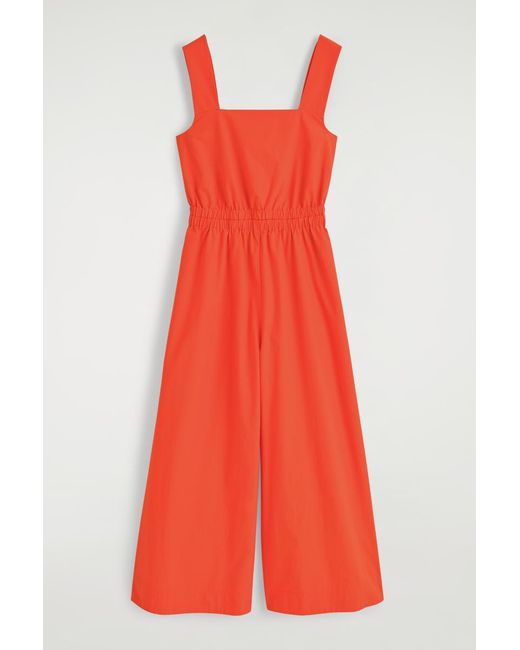 COS Gathered Open-back Jumpsuit
