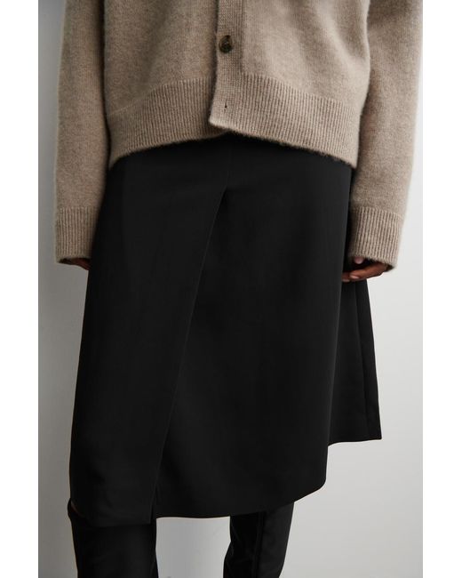COS Black Midi Pencil Skirt