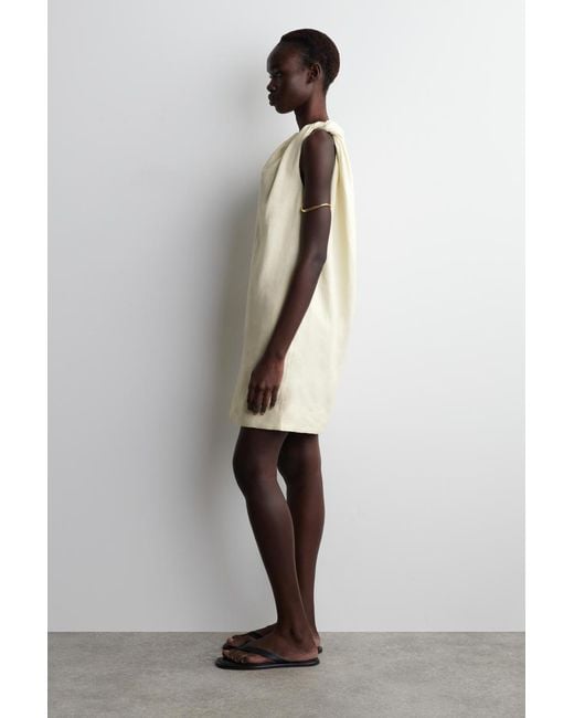 sachin and babi light blue dress Cos Denim A-Line Mini Dress In Blue - 50% Off main image 0