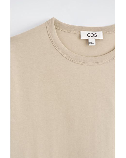 COS Natural Brushed-Cotton Shirt for men