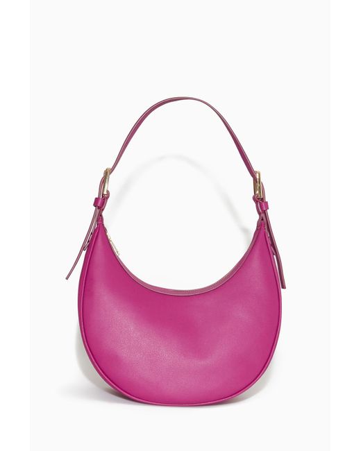 COS Pink Mini Crescent Bag - Leather