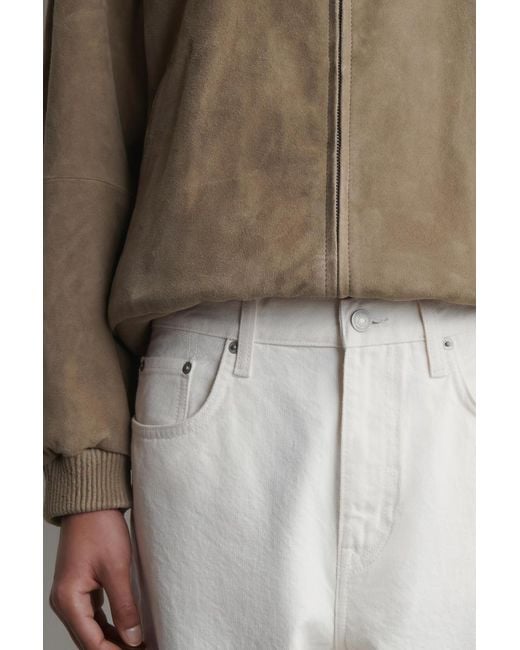 COS White Bay Barrel-Leg Jeans