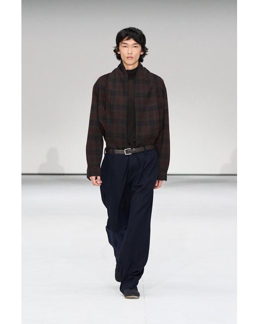 COS Black Double-Faced Wool Overshirt for men