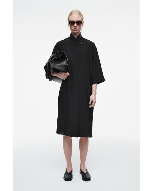 black strapless midi cocktail dress Z Supply Sunsought Black Strapless Midi Dress