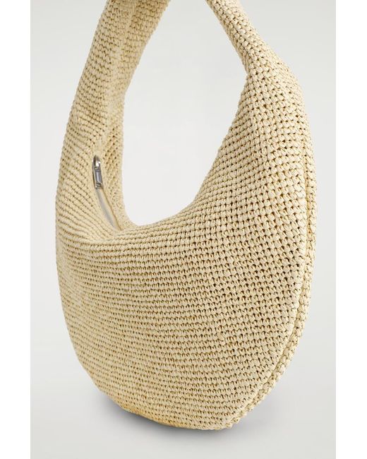 COS Metallic Curved Shoulder Bag