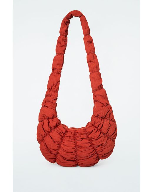 COS Ripple Crossbody - Nylon in Red | Lyst