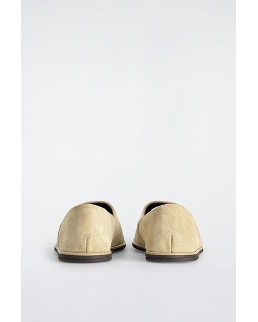 COS Natural Split-Suede Slip-On Shoes for men