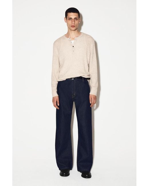 COS Blue Relaxed-Fit Bootcut Jeans for men