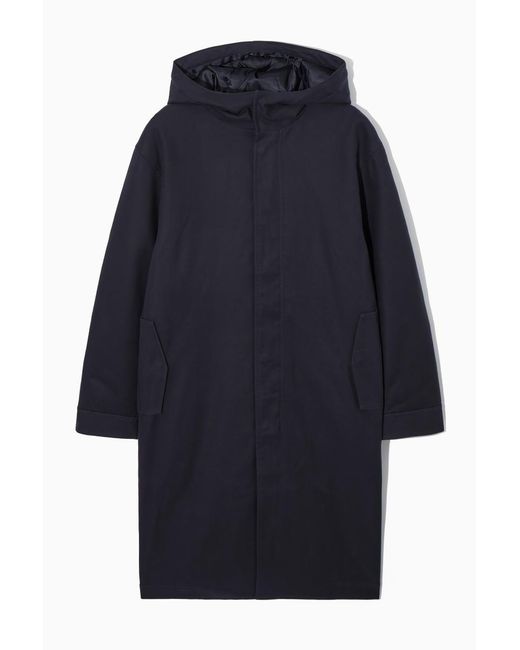 COS Gepolsterter Parka Mit Kapuze in Blue für Herren