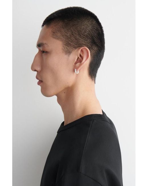 COS Multicolor Link Hoop Earrings for men