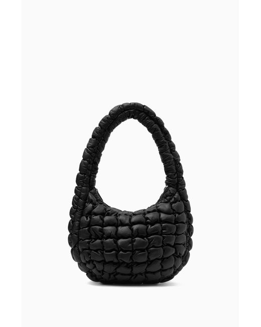 COS Black Kleine Gesteppte Tasche - Leder