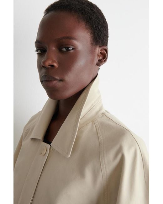 COS Natural Rounded Cotton Jacket