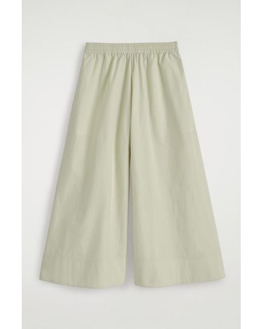 COS White Voluminous Culottes