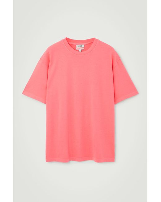 COS Pink The Super Slouch T-shirt for men