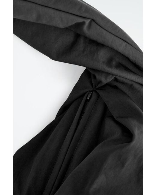 COS Black Kite Oversized Shoulder Bag