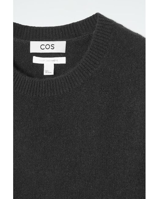 COS Black Pure Cashmere Sweater