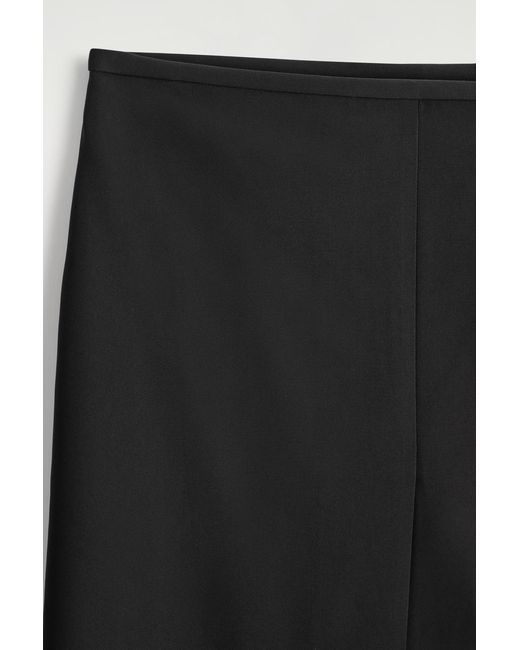 COS Black Midi Pencil Skirt
