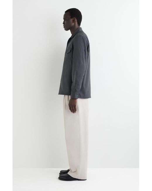 COS Gray Western Shirt for men