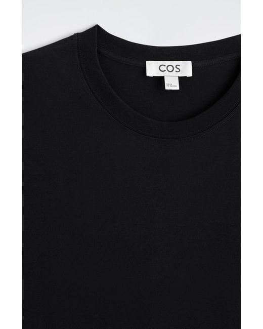 COS Black Regular-Fit Cotton T-Shirt for men