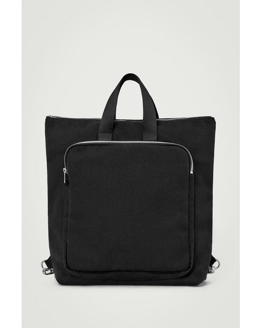 COS Wasserabweisender Rucksack in Black für Herren
