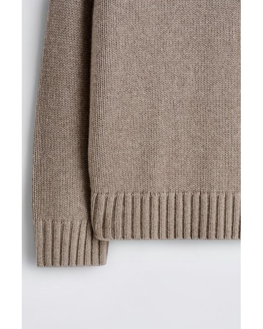 COS Natural Chunky Cashmere Crew-Neck Jumper for men