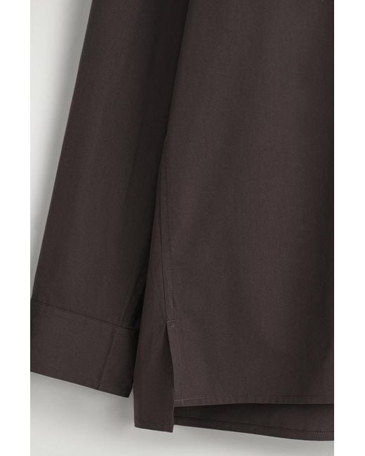 COS Black Classic Cotton Shirt for men