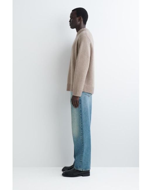 COS Natural Chunky Cashmere Crew-Neck Jumper for men
