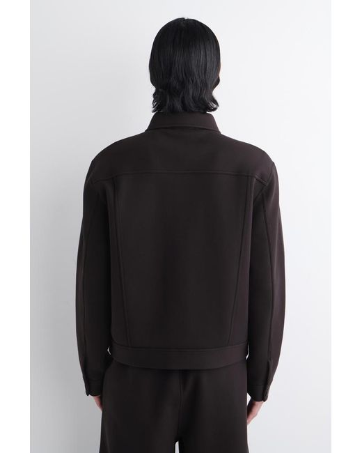 COS Black Scuba Trucker Jacket for men