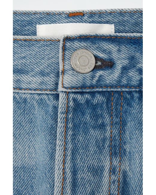 COS Blue Volume Wide-leg Jeans
