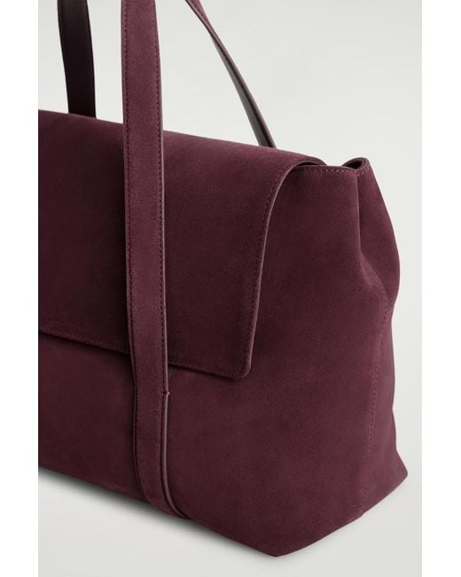 COS Purple Easel Tote Bag