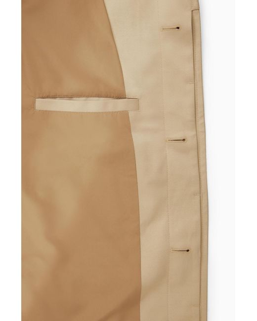 COS Natural Utility Car Coat for men