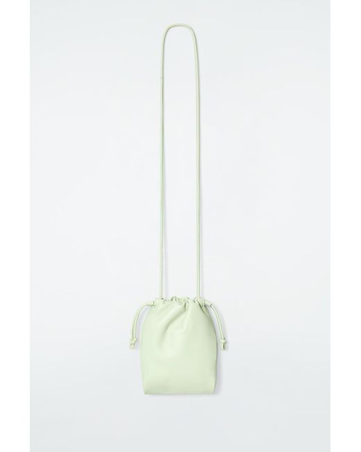 COS White Cavatelli Phone Pouch