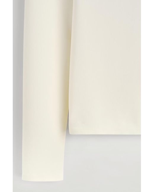 COS Natural Technical Jersey Long-Sleeved Top