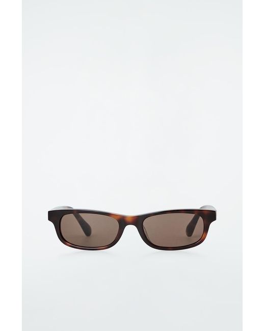 COS White Scope Sunglasses for men