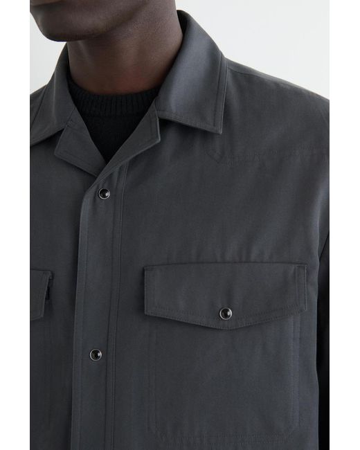 COS Gray Western Shirt for men